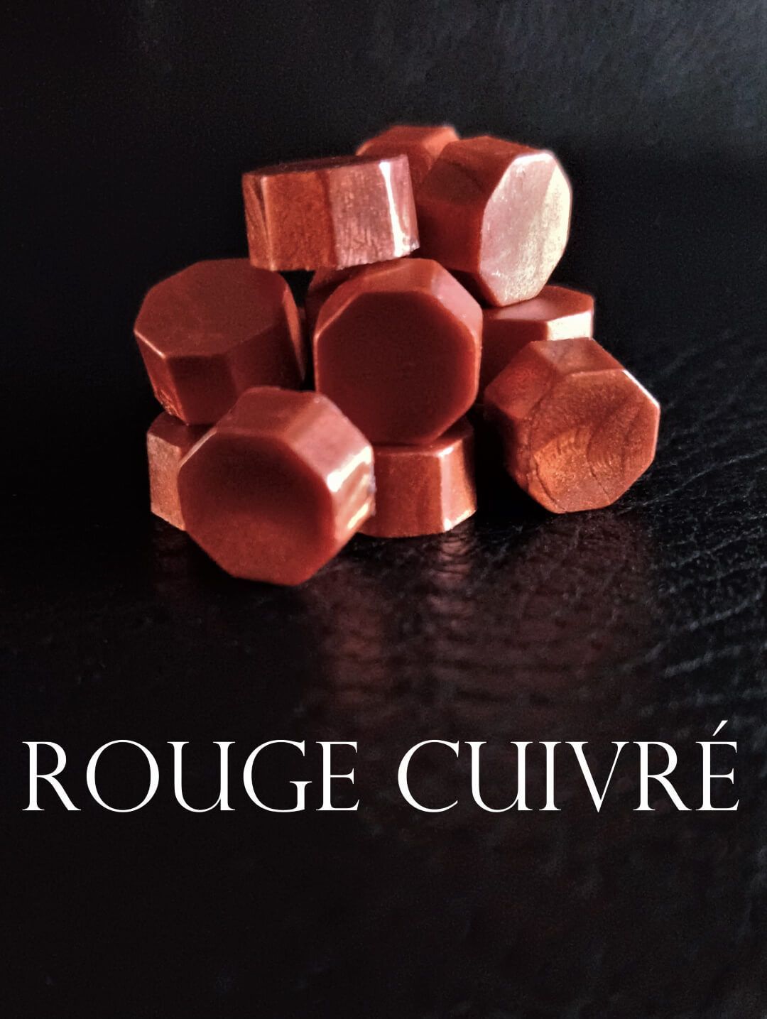 Pastilles de Cire Rouge Cuivré