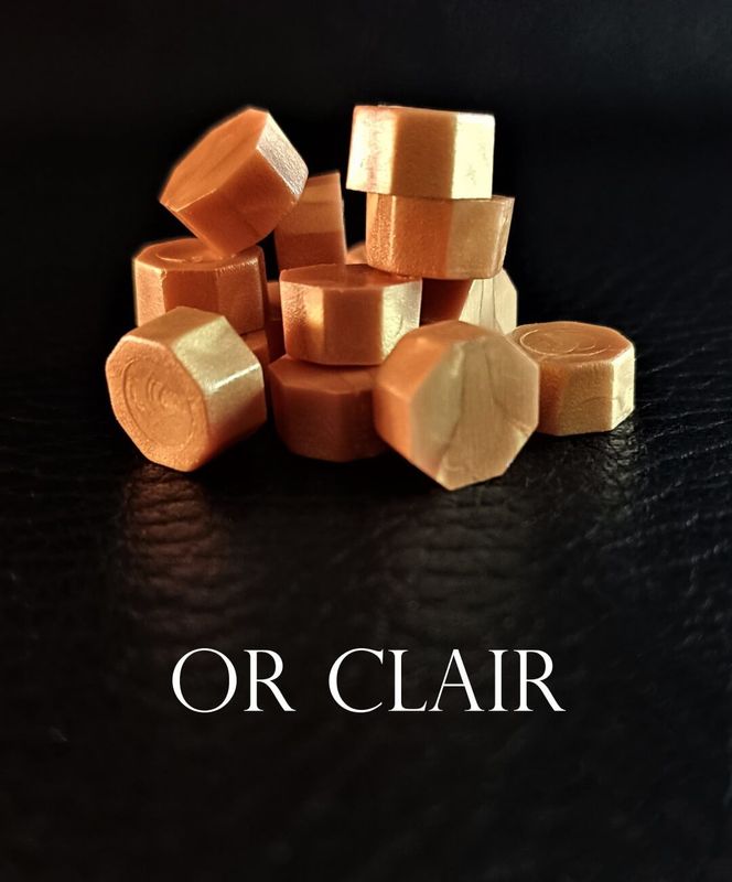 Pastilles de Cire Or Clair