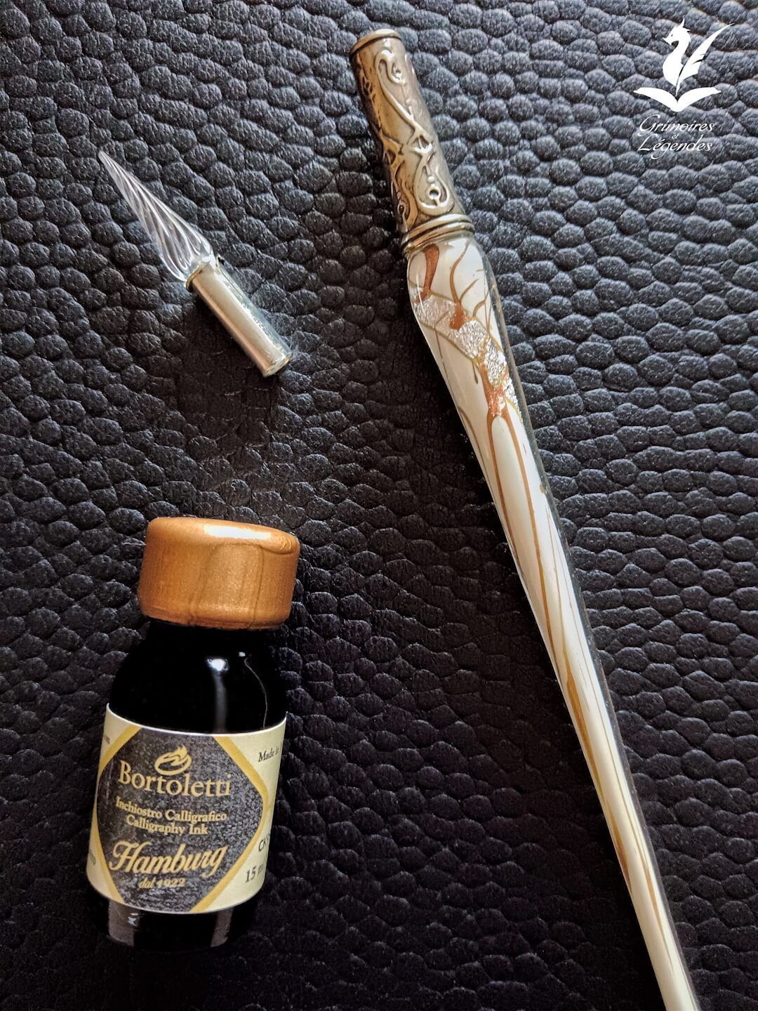 Plume en Verre Ivoire Plume en Verre Ivoire