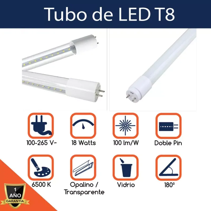 TUBO LED 1.20 T8 LEDBIUM