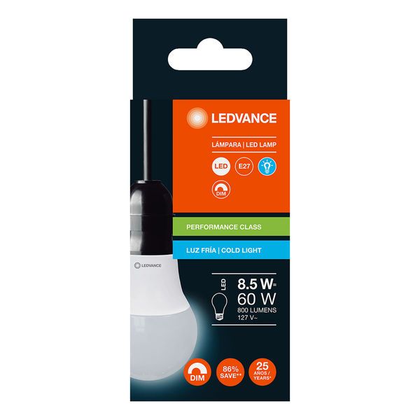 FOCO A19 LED 8.5w LEDVANCE LUZ BLANCA