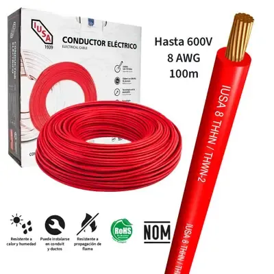 CABLE THW IUSA CALIBRE 8