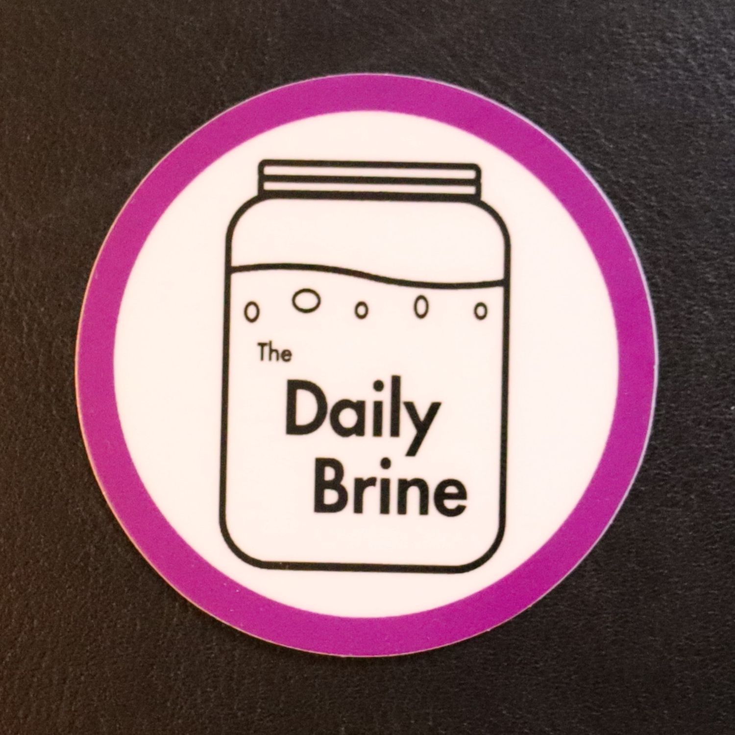 The Daily Brine Logo Sticker