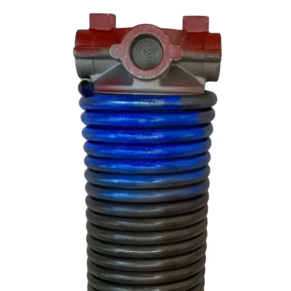 Blue Spring Torsion – 0.262 Wire x 2 in. D x 36 in. R– Right (Red Cone)