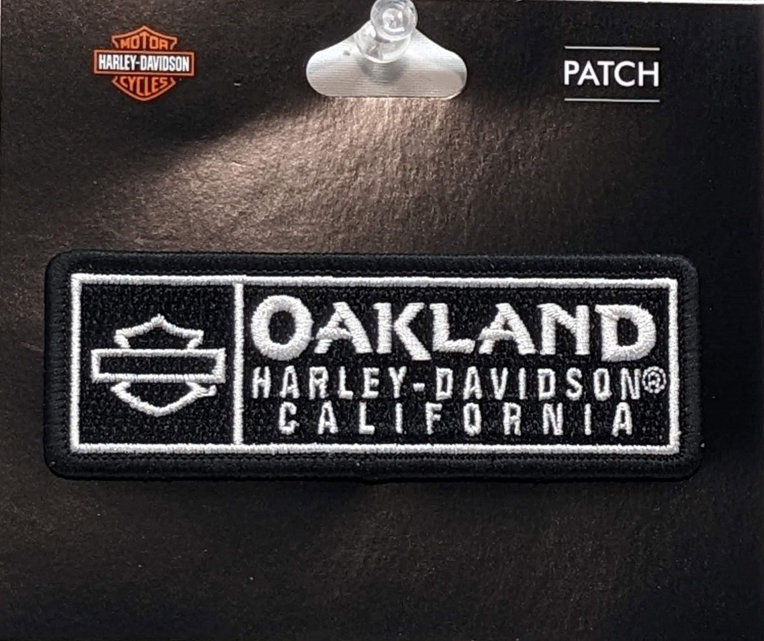 OAKLAND HARLEY-DAVIDSON LOGO PATCH
