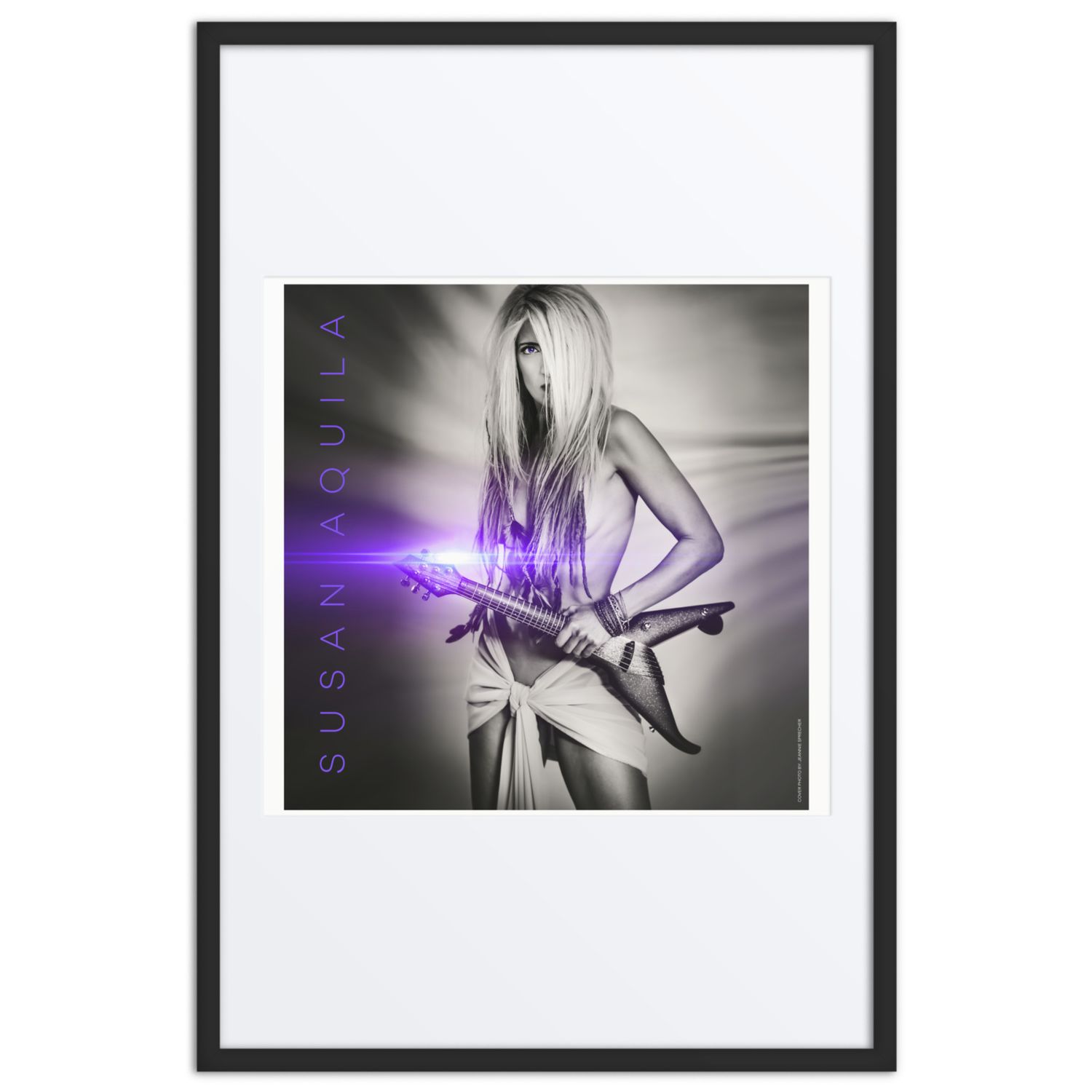 Framed poster