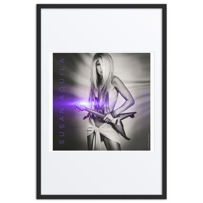 Framed poster