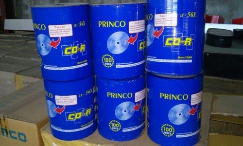 LOTE 595: DE 60,000 DISCOS COMPACTOS 4.7 GB DVDR 47 BULK MARCA SANKEY Y 90,000 DISCOS CD-R 80 MIN/700 MB MARCA PRINCO​