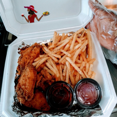 Combo Meal #1 (Six Wings + Fries)