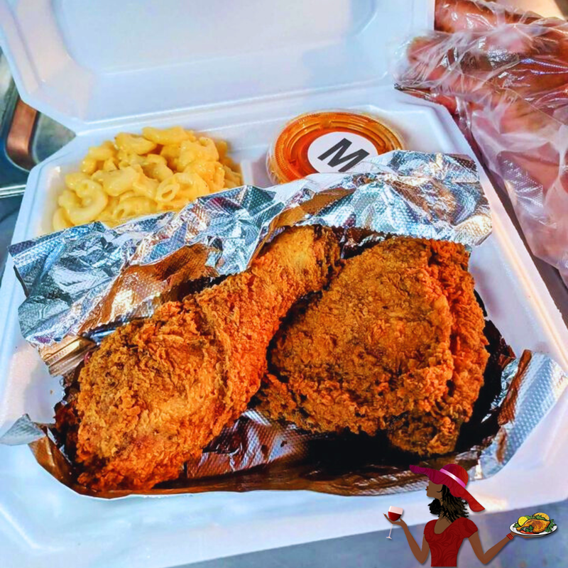 Combo Meal #2 - Fried Chicken (Dark Meat)
