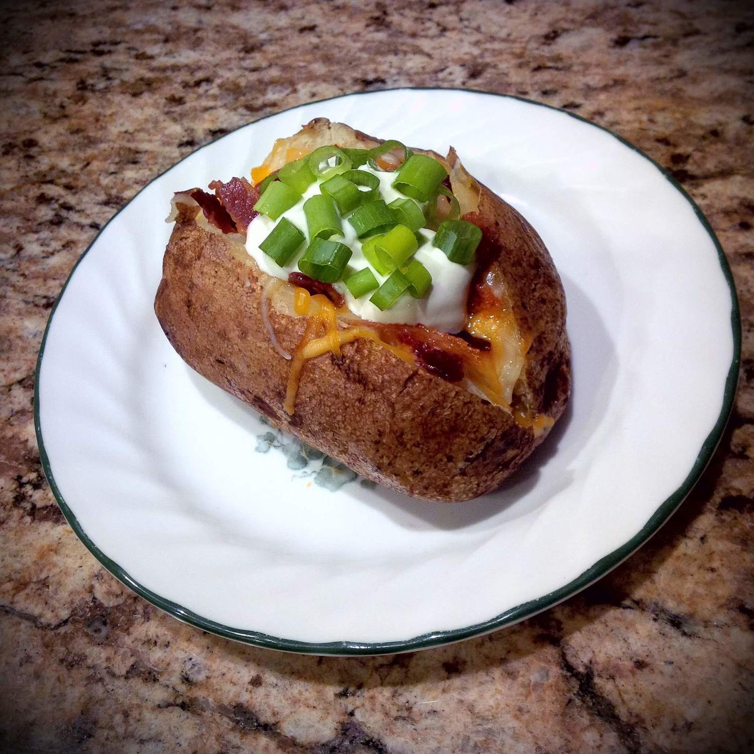 Organic Loaded Baked Potato