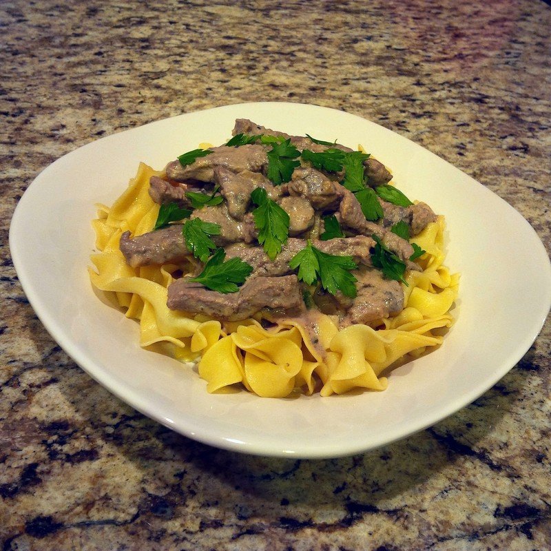 Beef Stroganoff