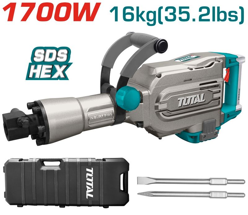 Total demolition breaker 110v - 1700 watts
