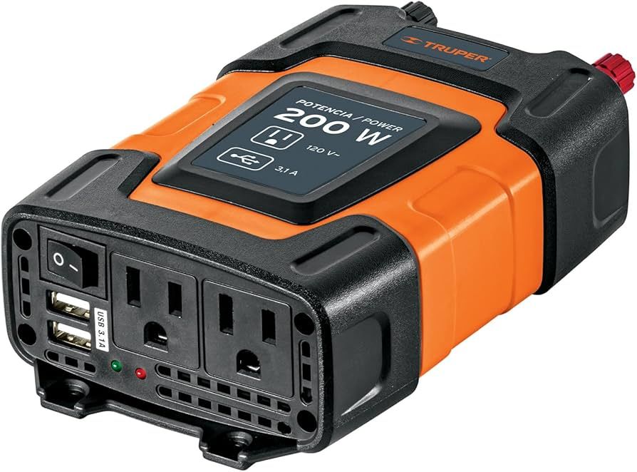 Dual power inverter 200W Truper