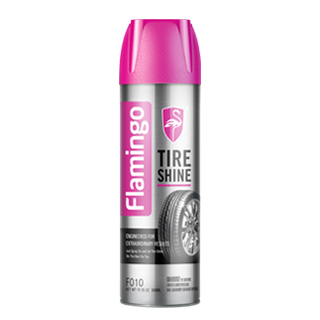 Tire Shine Foam  Flamingo