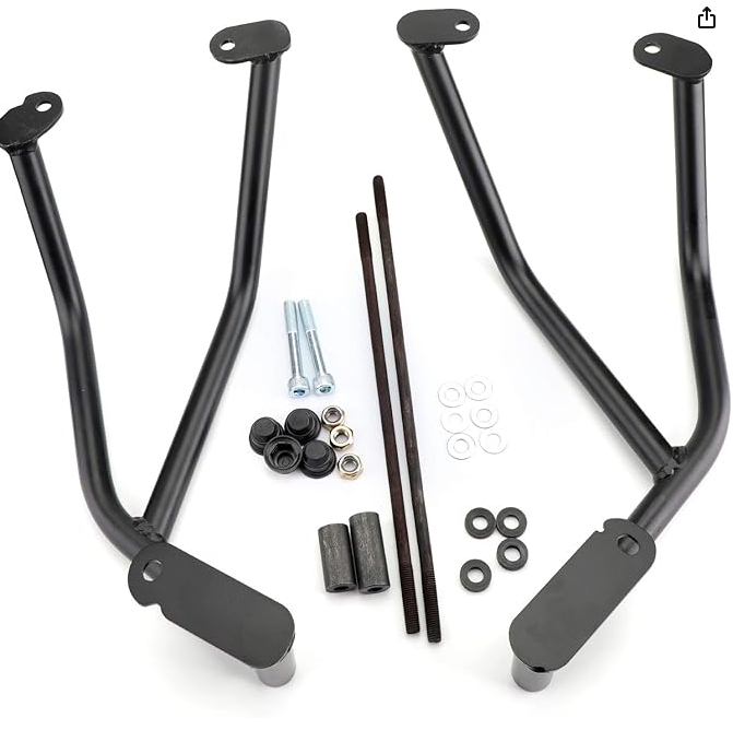 Armadatech Motorcycle Crash Bar Engine Frame Guard Matt Black for Suzuki GSX-R 600 2006-2010, for Suzuki GSX-R 750 2006-2010