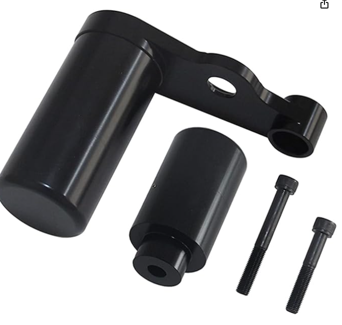 Frame Slider, 3Pcs Motorcycle Frame Slider Anti-Crash Protector Modification 2009 No Cut Frame Sliders Fit for GSXR 600 GSXR 750 2006-2009(black)