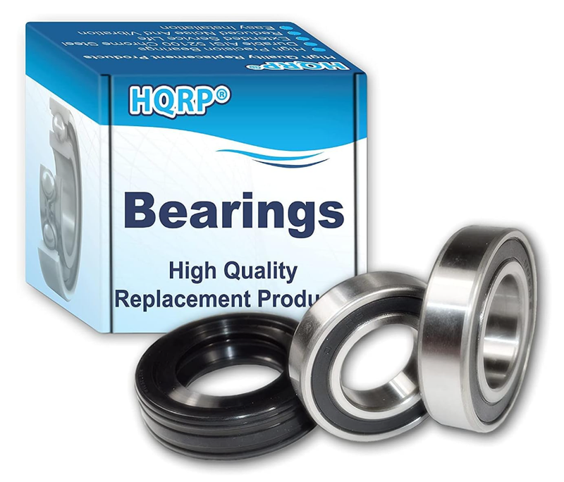 HQRP Bearing and Seal Kit works with Whirlpool Duet Sport WFW9050XW03 WFW9150WW00 WFW9150WW01 WFW9150WW02 WFW9151YW00 WFW9250WW00 WFW9050XW00 WFW9050XW02 Front Load Washer Tub