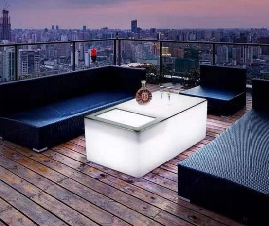 Led Desk L120 x W66 x H48cm