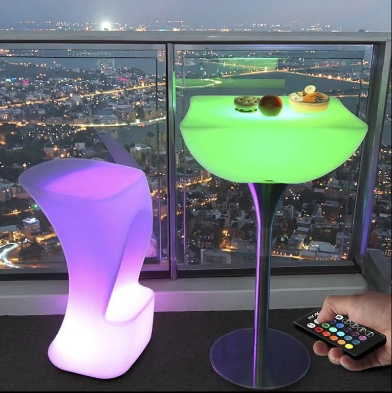 Led Chair L58 x W58 x H110