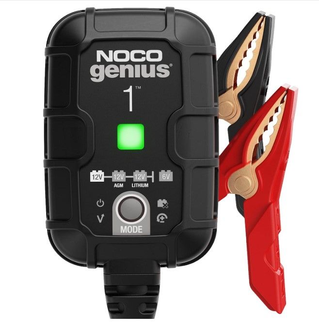 NOCO GENIUS1: 1A 6V/12V Smart Battery Charger –