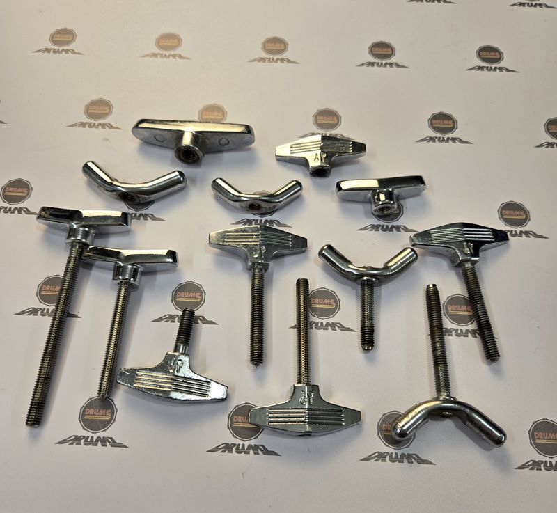 Wing nuts, washers, screws &amp; rubber feet
