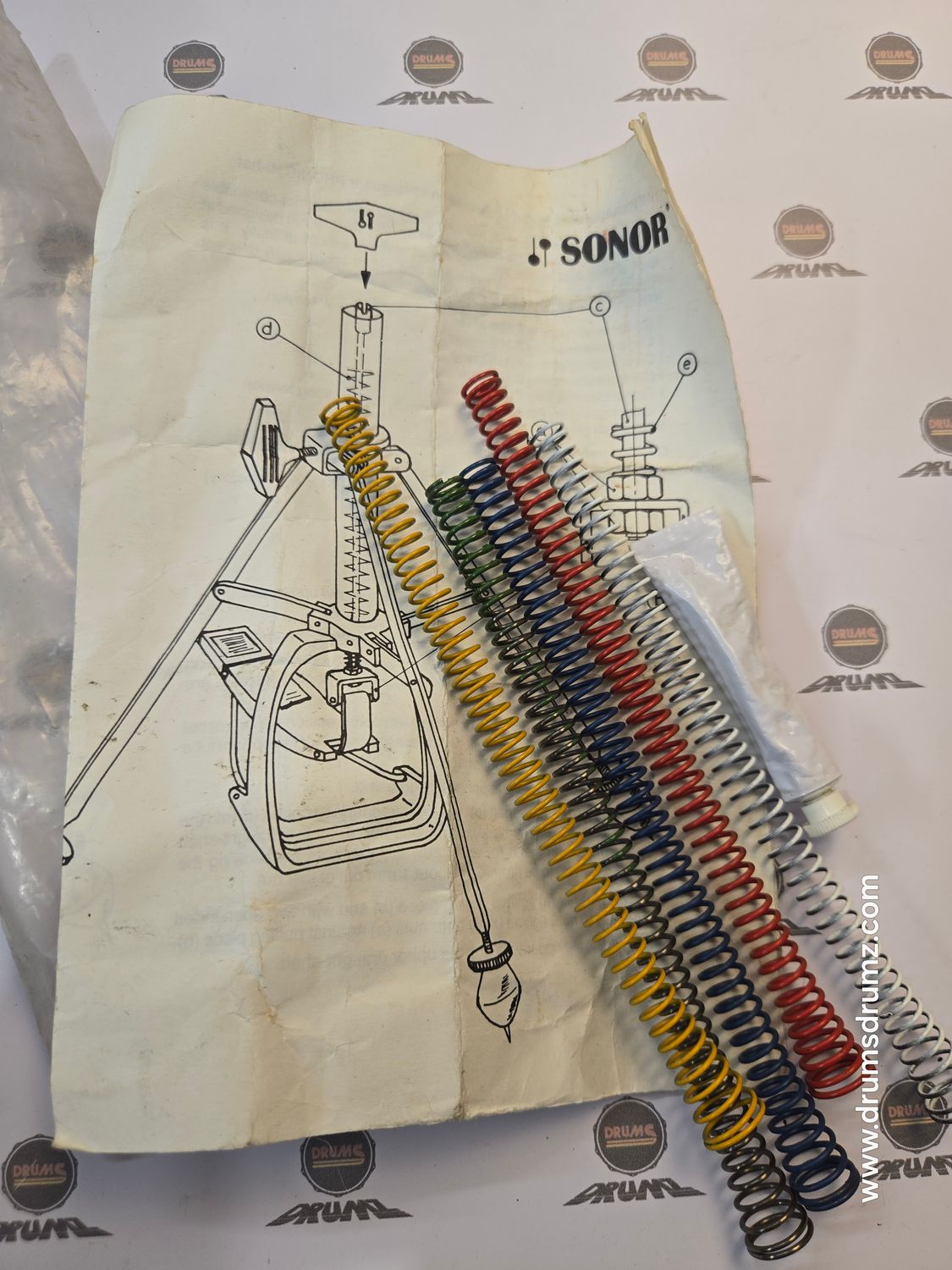 Tension springs for SONOR 70s Phonic Hi-Hat Stand