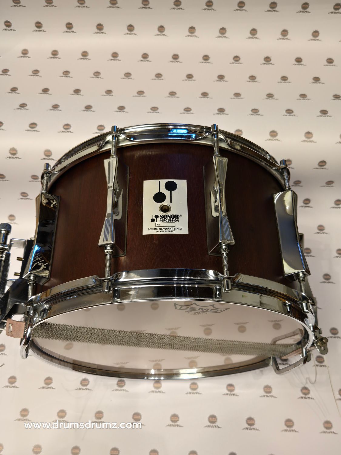 SONOR Phonic D518x 14&quot;x8&quot; Beech Snare, Mahogany Veneer