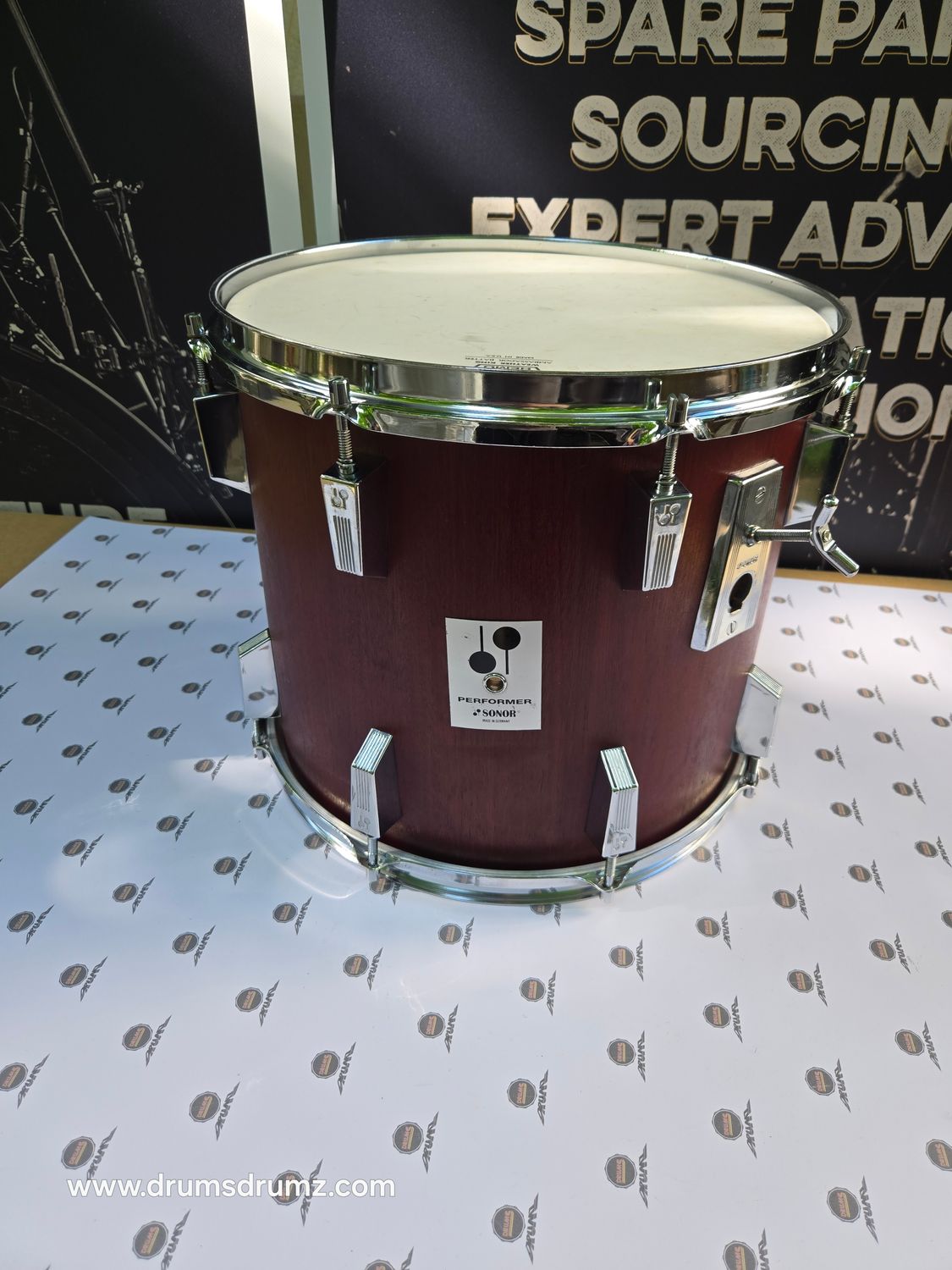 SONOR Performer / Phonic Mahogany Veneer 14x12&quot; Rack tom