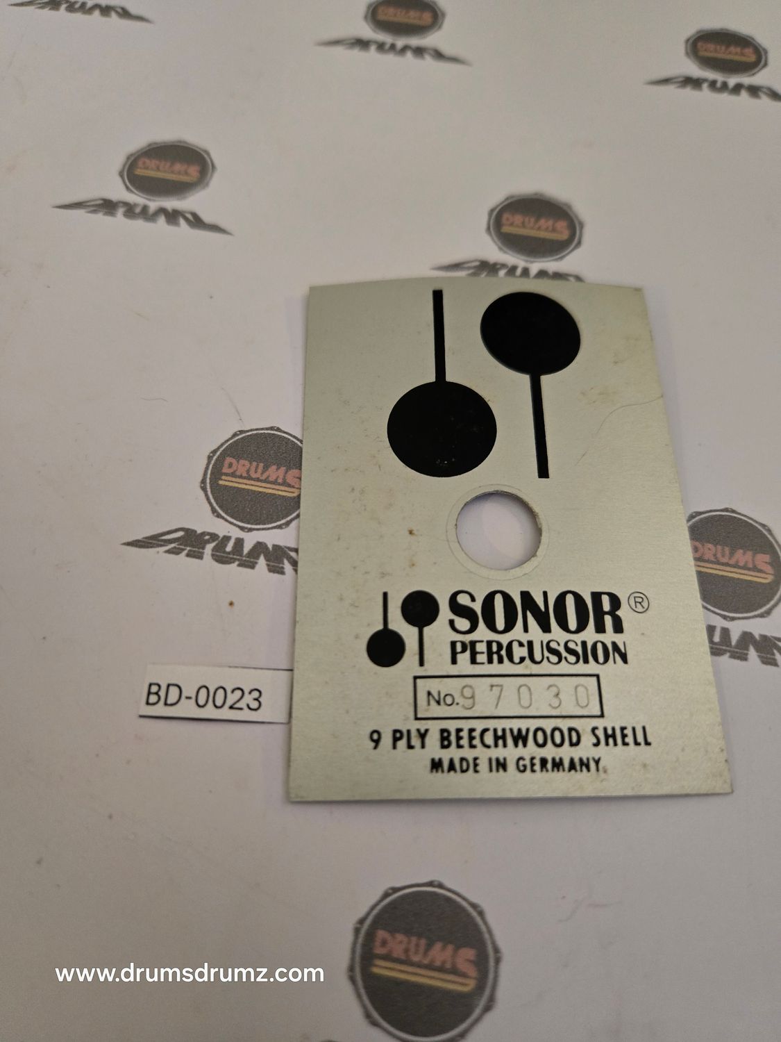 SONOR Silver Phonic Badge, 80s
