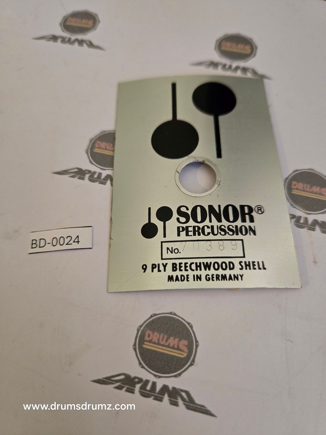 SONOR Silver Phonic Badge, 80s