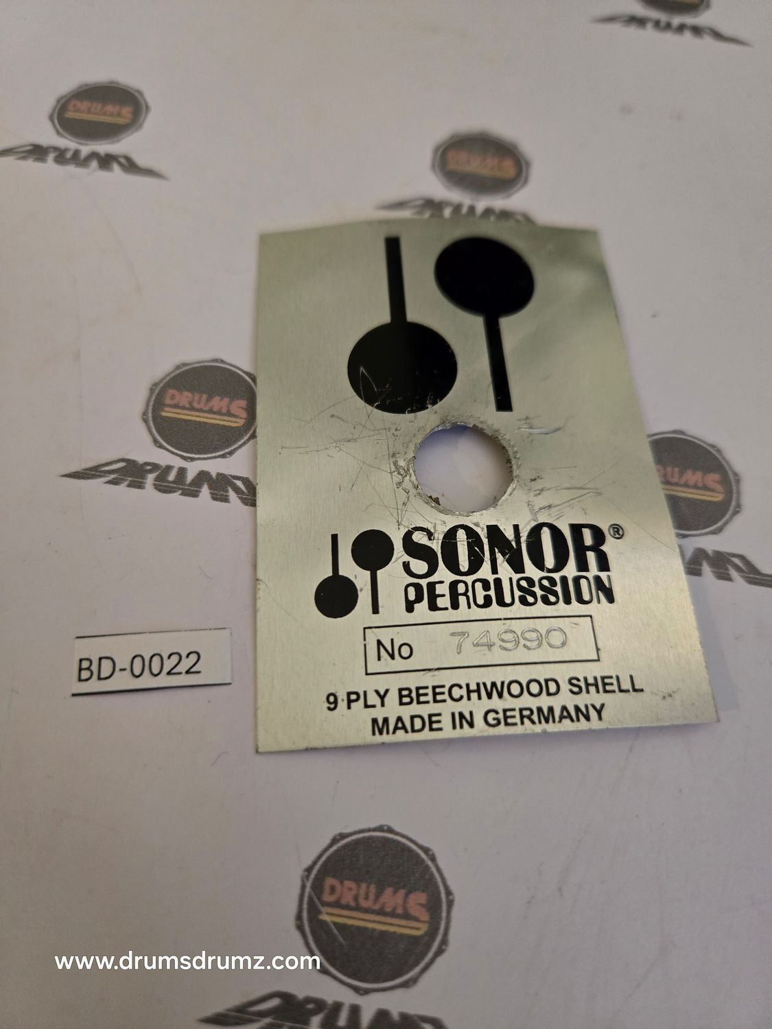 SONOR Silver Phonic Badge, 80s, B-Ware
