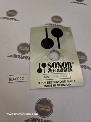 SONOR Silver Phonic Badge, 80s, B-Ware