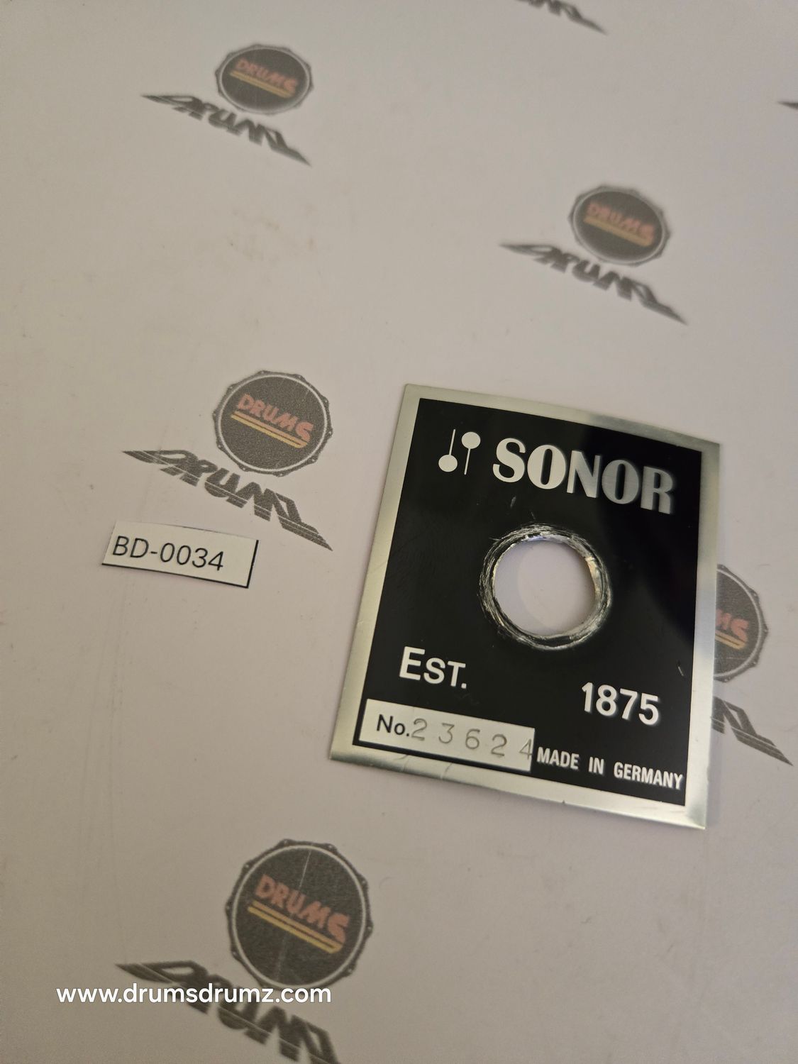 SONOR Black Phonic Badge, 70s