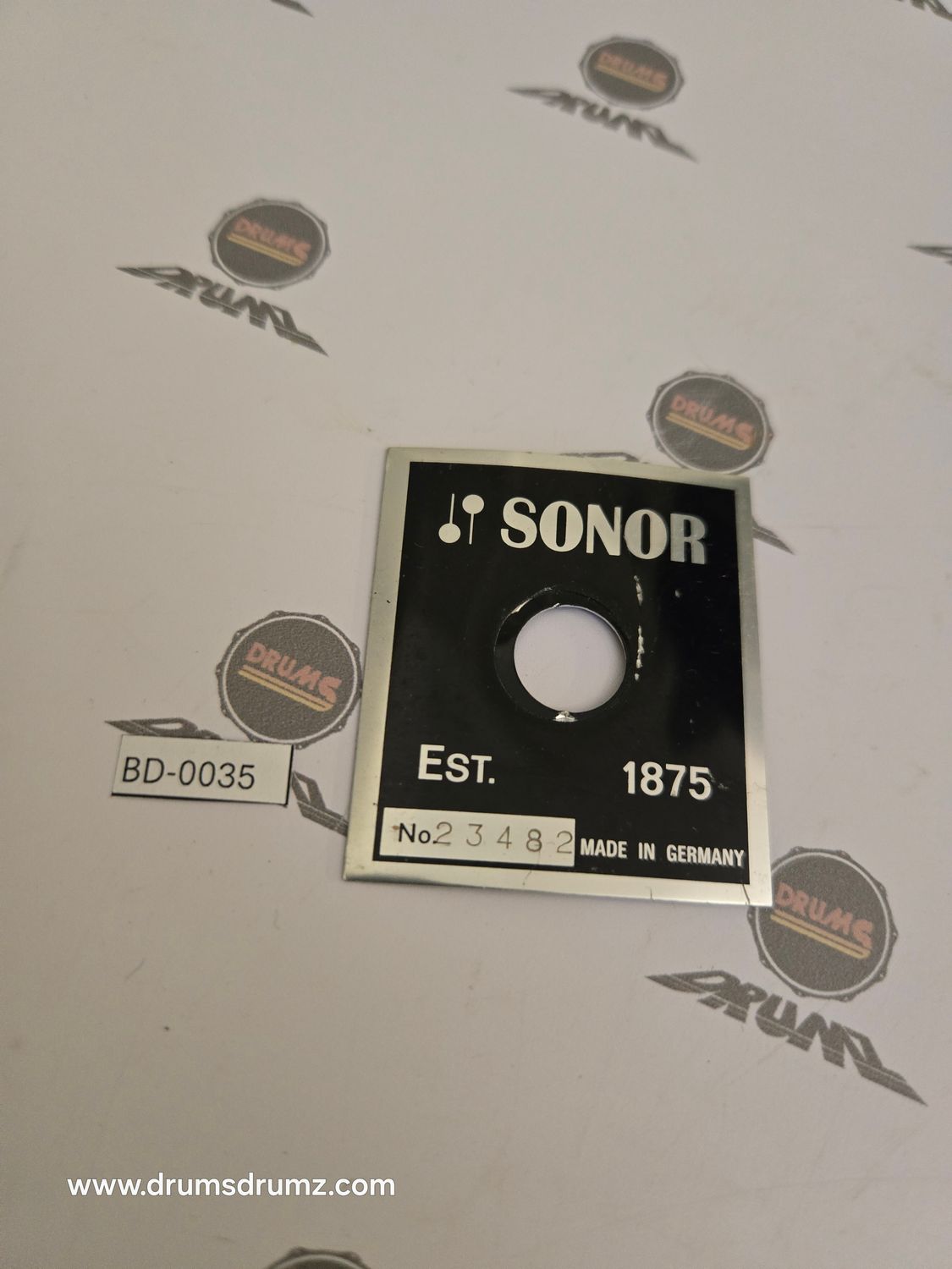 SONOR Black Phonic Badge, 70s