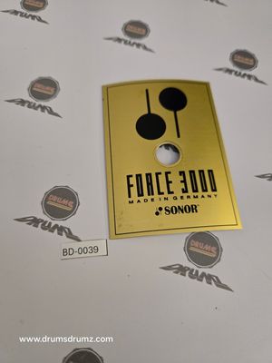 SONOR Force 3000 Badge, without serial nr