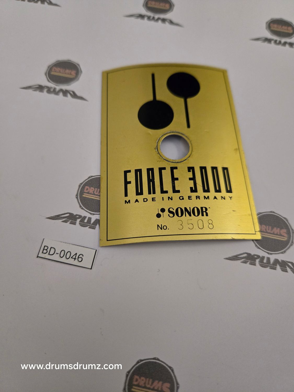 SONOR Force 3000 Badge, with serial nr