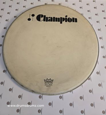 Schlagzeugfelle, Bass Drum 22", SONOR Champion, weiß-, gebraucht