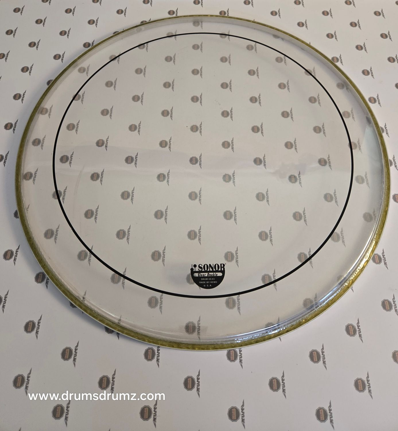 SONOR 22&quot; Bass Drum head, Clear, used