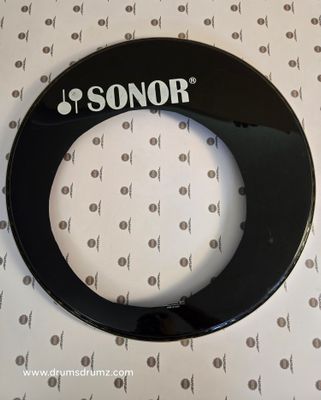 Schlagzeugfelle, Bass Drum 20&quot;, SONOR, schwarz, gebraucht