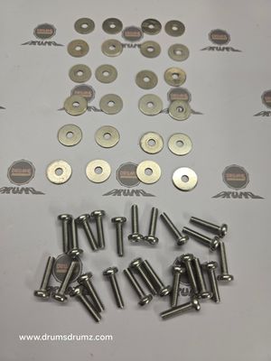 SONORLITE Rack tom lug screw and washer, set of 24