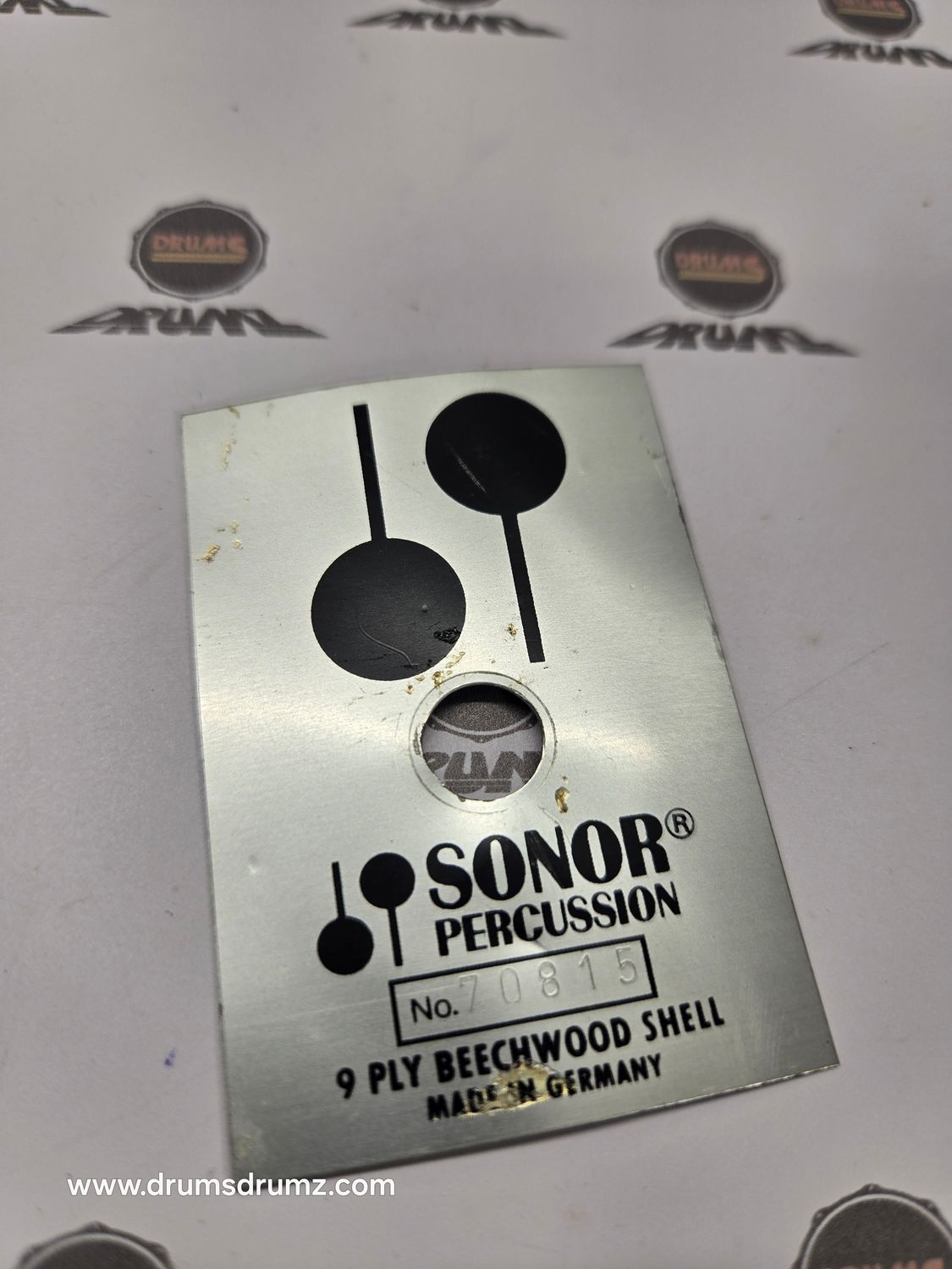 SONOR Silver Phonic Badge, 80s, B-Ware