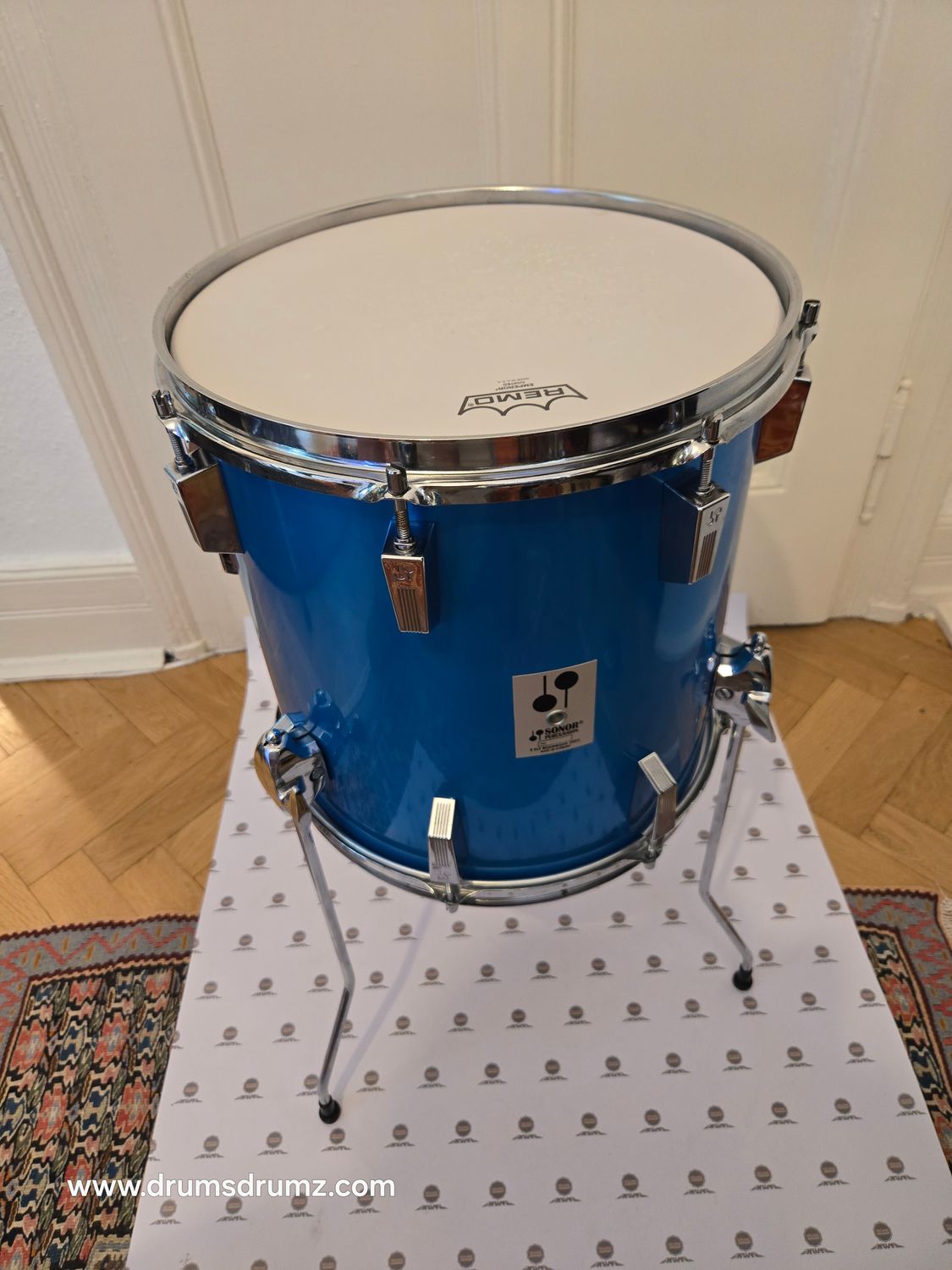 SONOR Phonic Metallic Blue 14x14&quot; floor tom