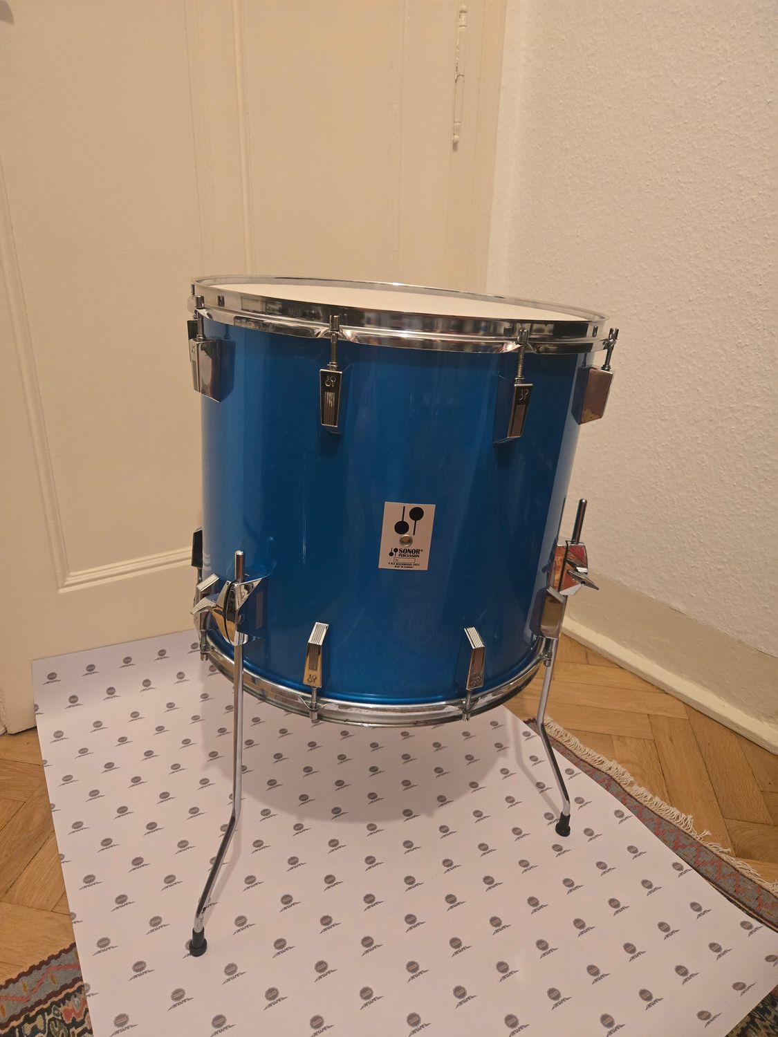 SONOR Phonic Metallic Blue 18x16&quot; floor tom