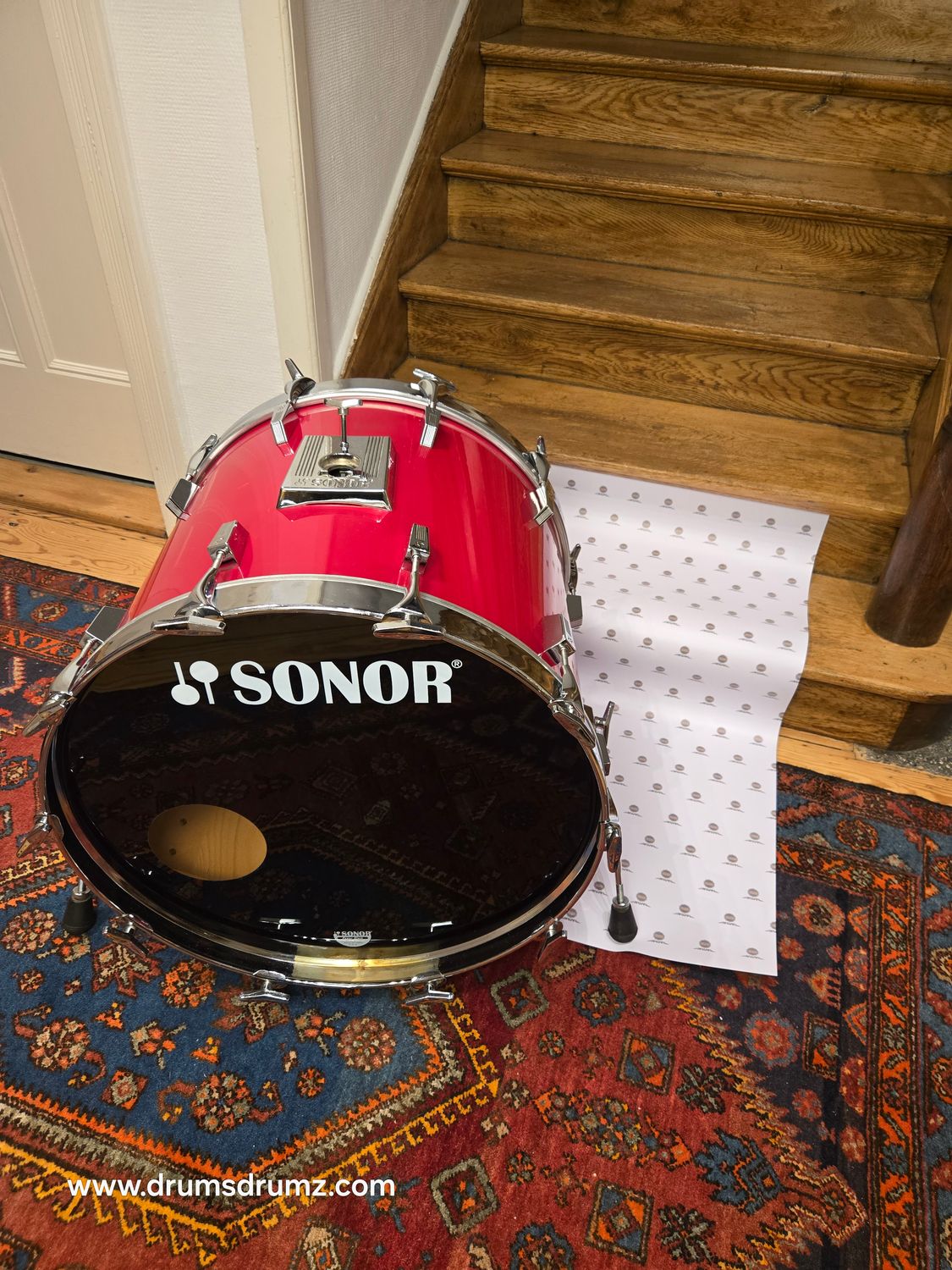 SONOR Phonic Plus Bass Drum 22x18, Metallic Red (KR)