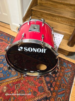 SONOR Phonic Plus Bass Drum 22x18, Metallic Red (KR)