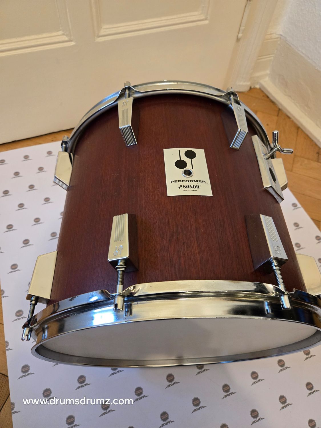 SONOR Performer / Phonic Mahogany Veneer 14x12" Rack tom