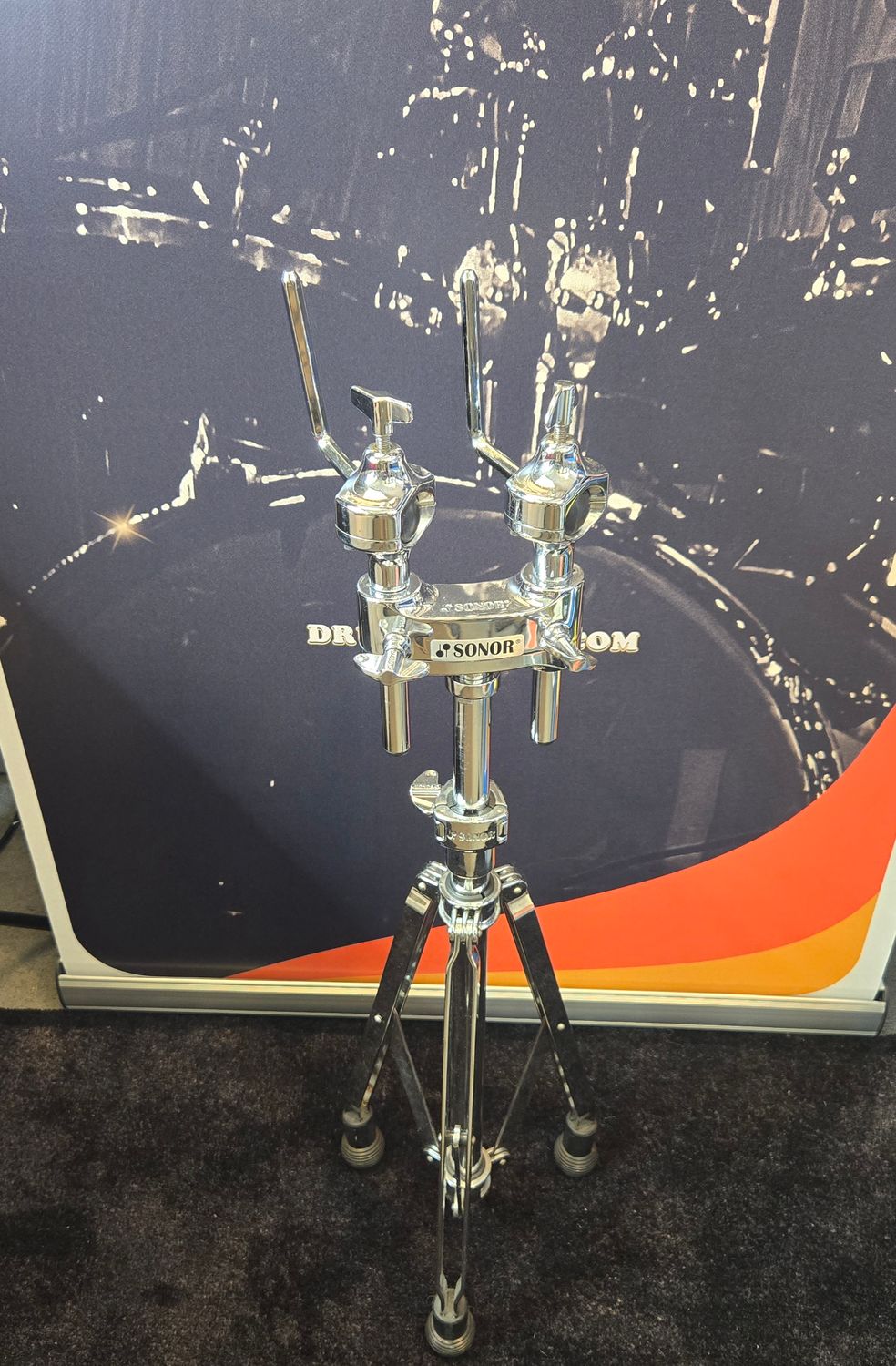 SONOR 600 Series Double stand - 2 Tom Arms