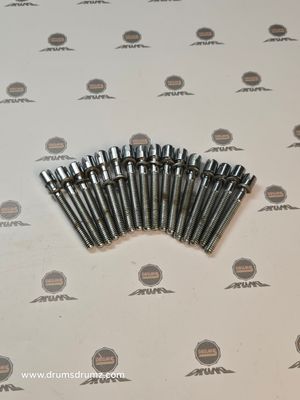 SONOR 55 mm slotted 1/4 tension rod Set of 16 SONOR 55 mm slotted 1/4 tension rod Set of 16