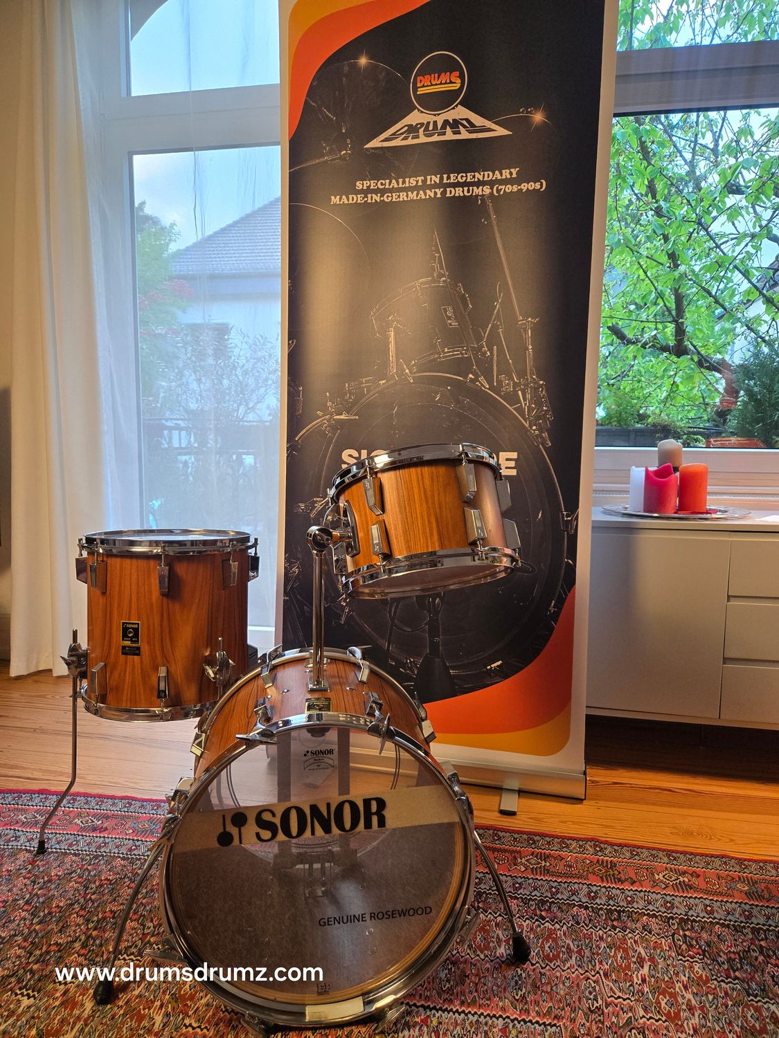 SONOR Phonic Genuine Rosewood Bopkit - 18-12-14"-ORIGINAL